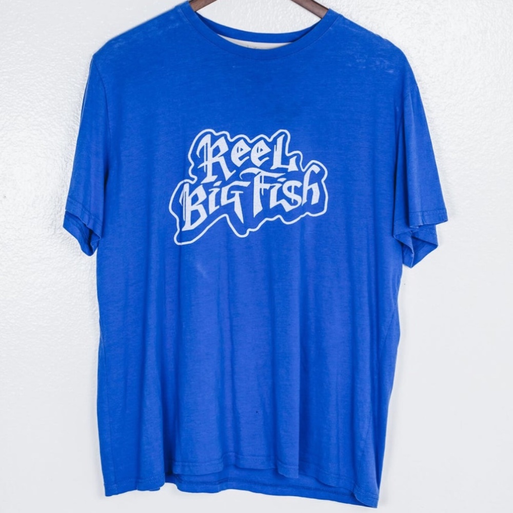 Vintage Reel Big Fish ultra-thin royal blue T-shirt
